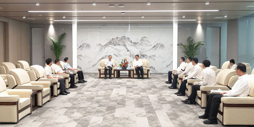 Man Shengang Meets with Delegation Led by Yang Xianjin, the Party Secretary of Tianjin University